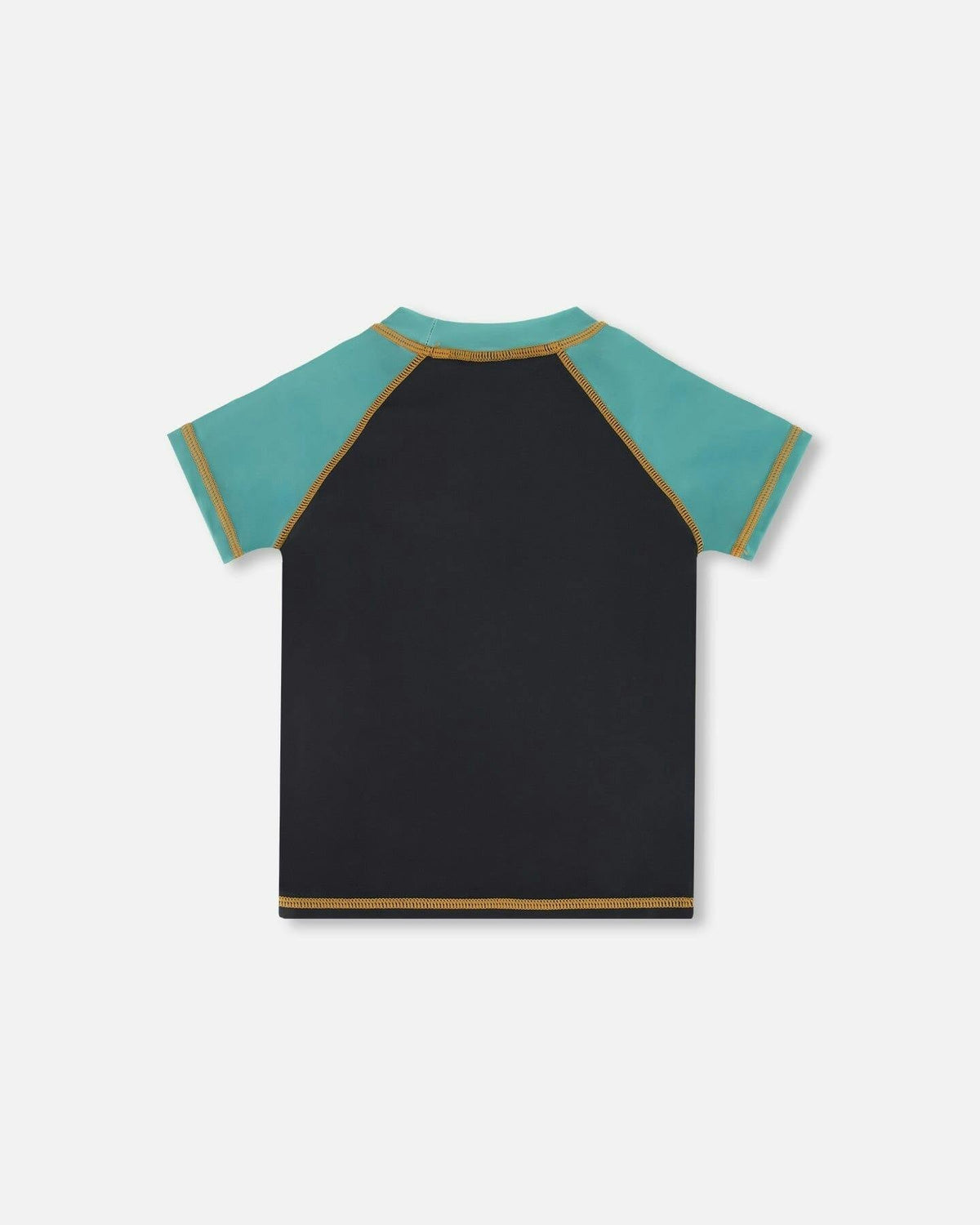 Short Sleeve Rashguard With Print Black
