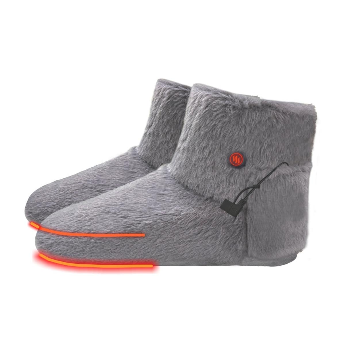 Glovii Heated Home Slipper - Grey
