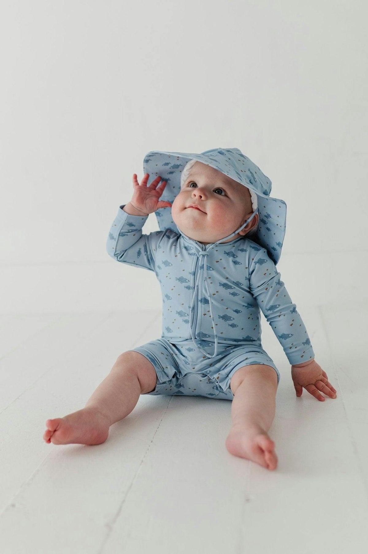 Baby One-Piece Rash Guard Swimsuit