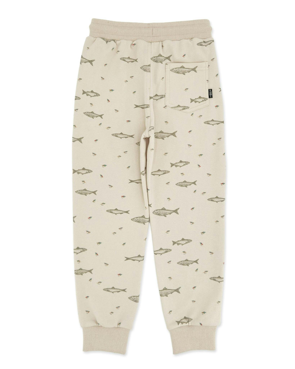 Bowie Fishing Jogger - Oatmeal French Terry