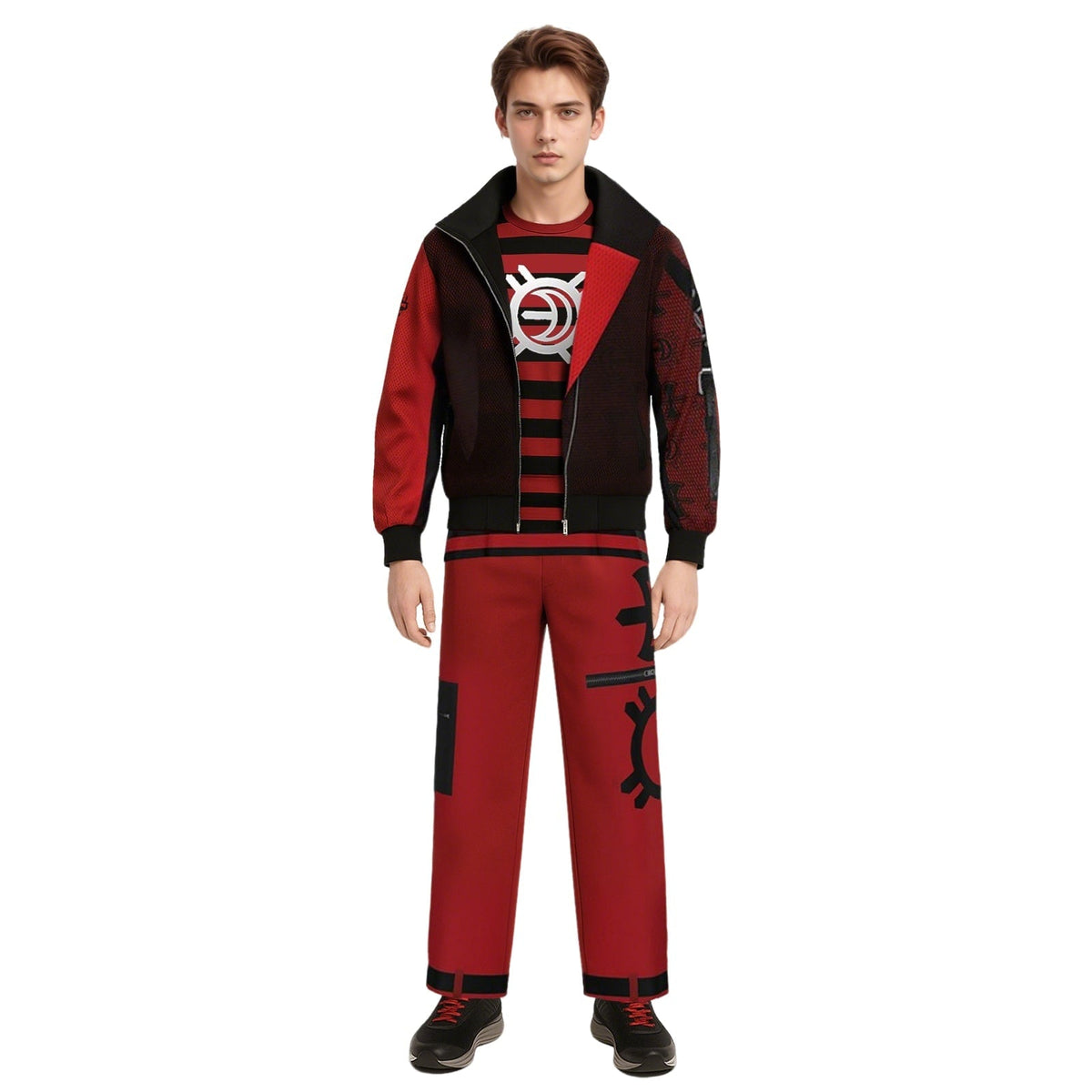 VIKRN – Vampire Costume Set | Bold Jacket and Pants Outfit for Halloween Fun