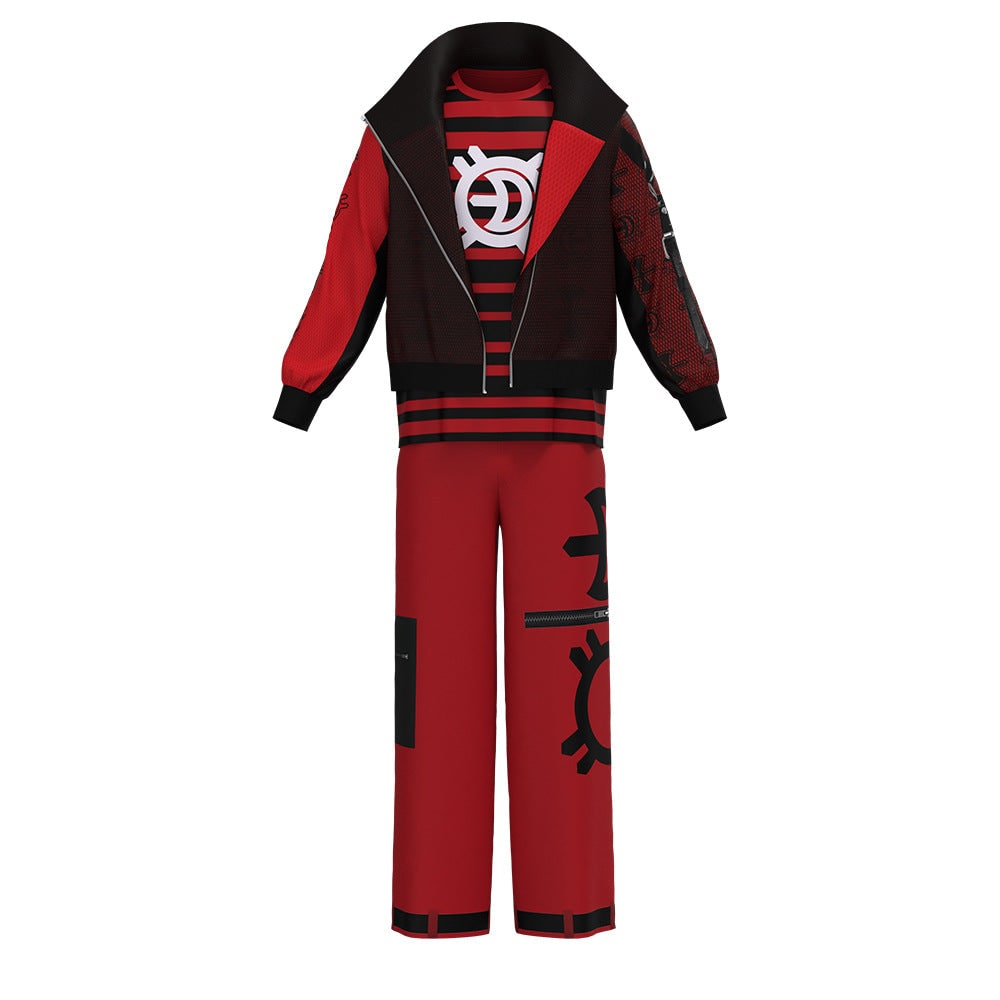 VIKRN – Vampire Costume Set | Bold Jacket and Pants Outfit for Halloween Fun