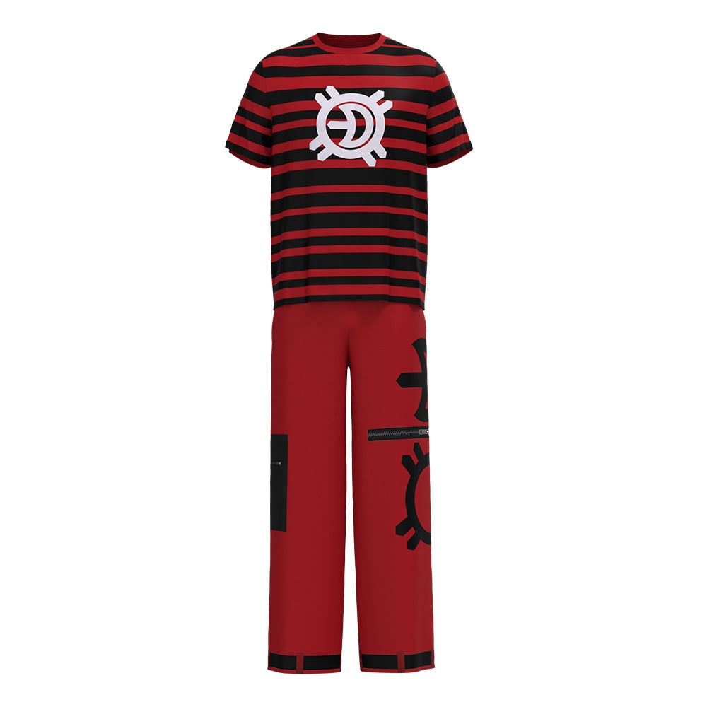 VIKRN – Vampire Costume Set | Bold Jacket and Pants Outfit for Halloween Fun