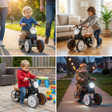 Stylish Kids Tricycle – Silent Wheels with LED Lights