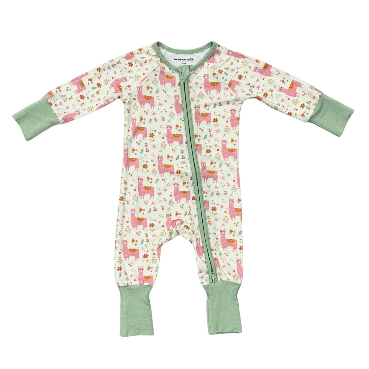 Baby Long Sleeve Zip Romper