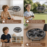 Remote Control LED Flying Saucer Drone