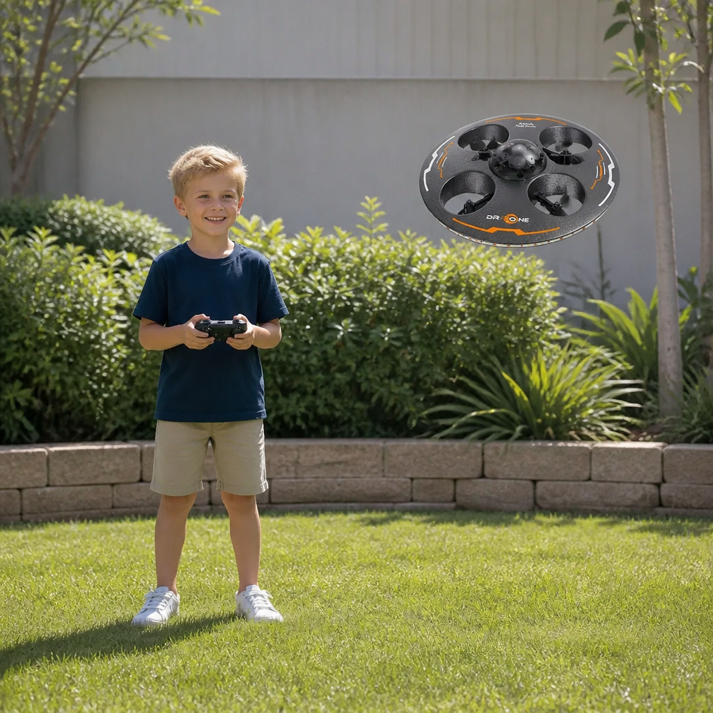 Remote Control LED Flying Saucer Drone