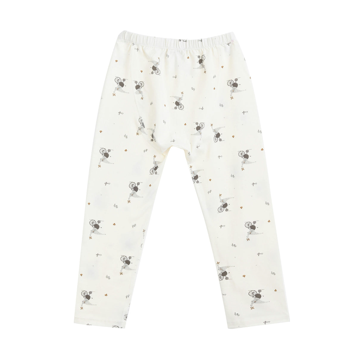 Cream Koala Cotton Pajama Set