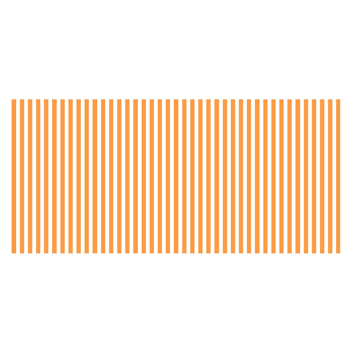Orange Striped Tablecloth