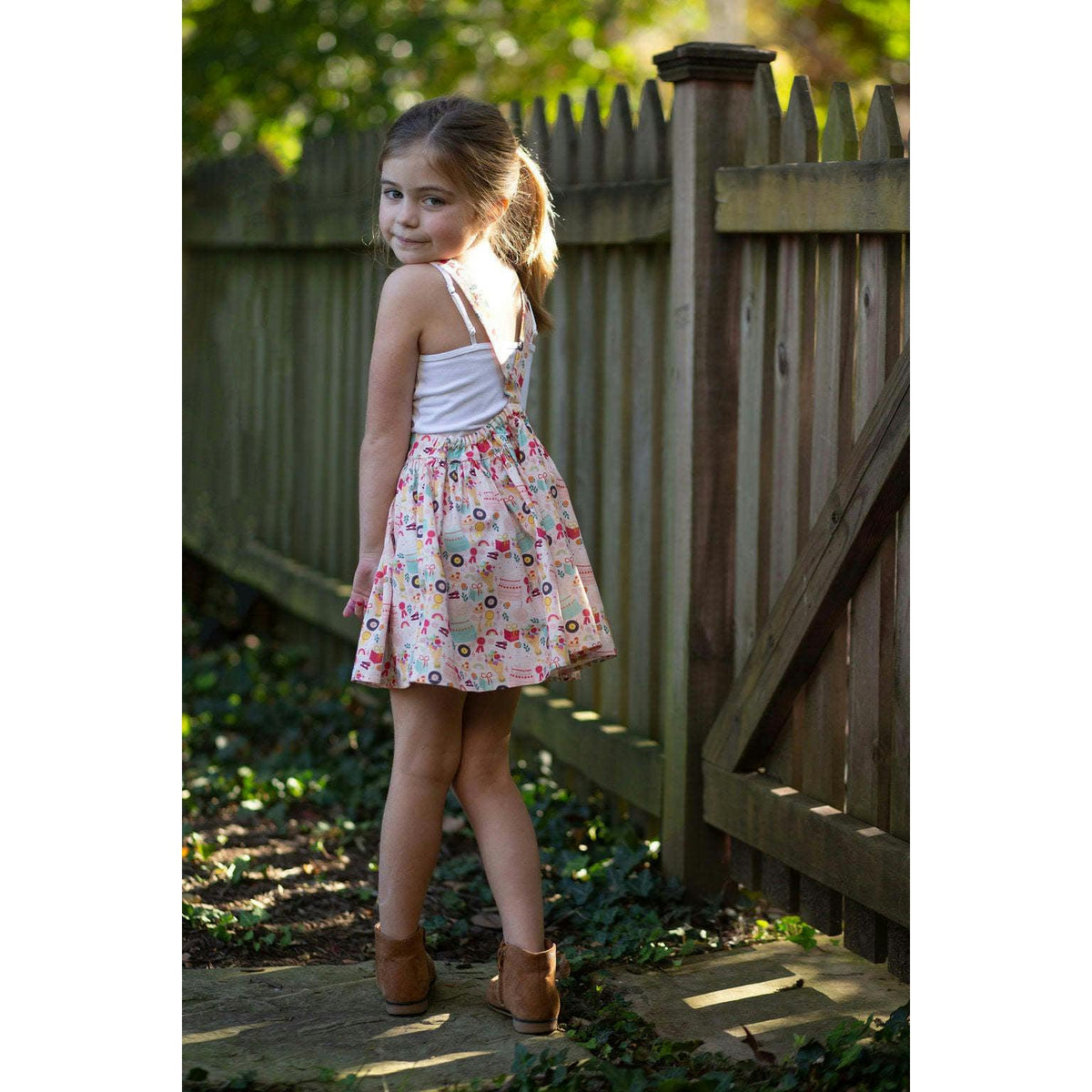 Pinafore Dress in Birthday