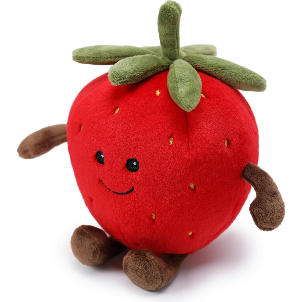 McHugs Sweet Strawberry Fruit 7" — Soft Weighted Cuddle Stuffed Animal