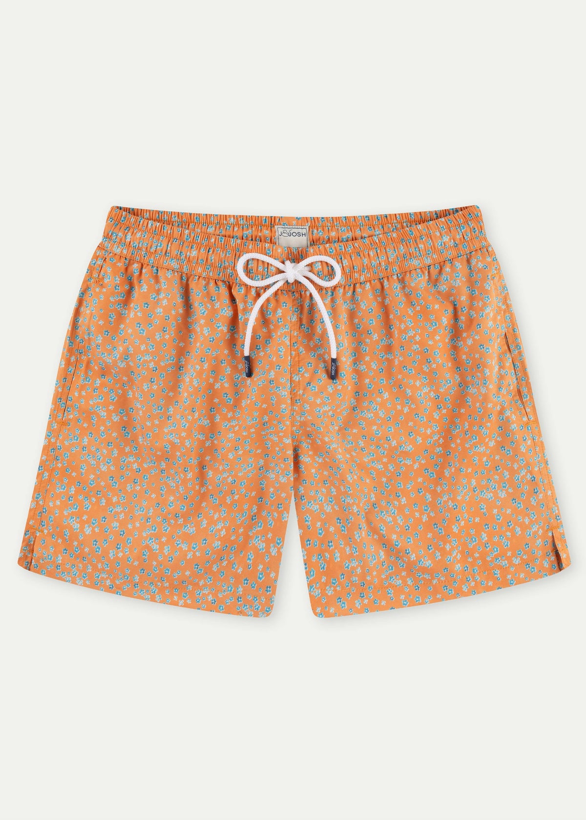 Orange Flowers Men's Swim Shorts