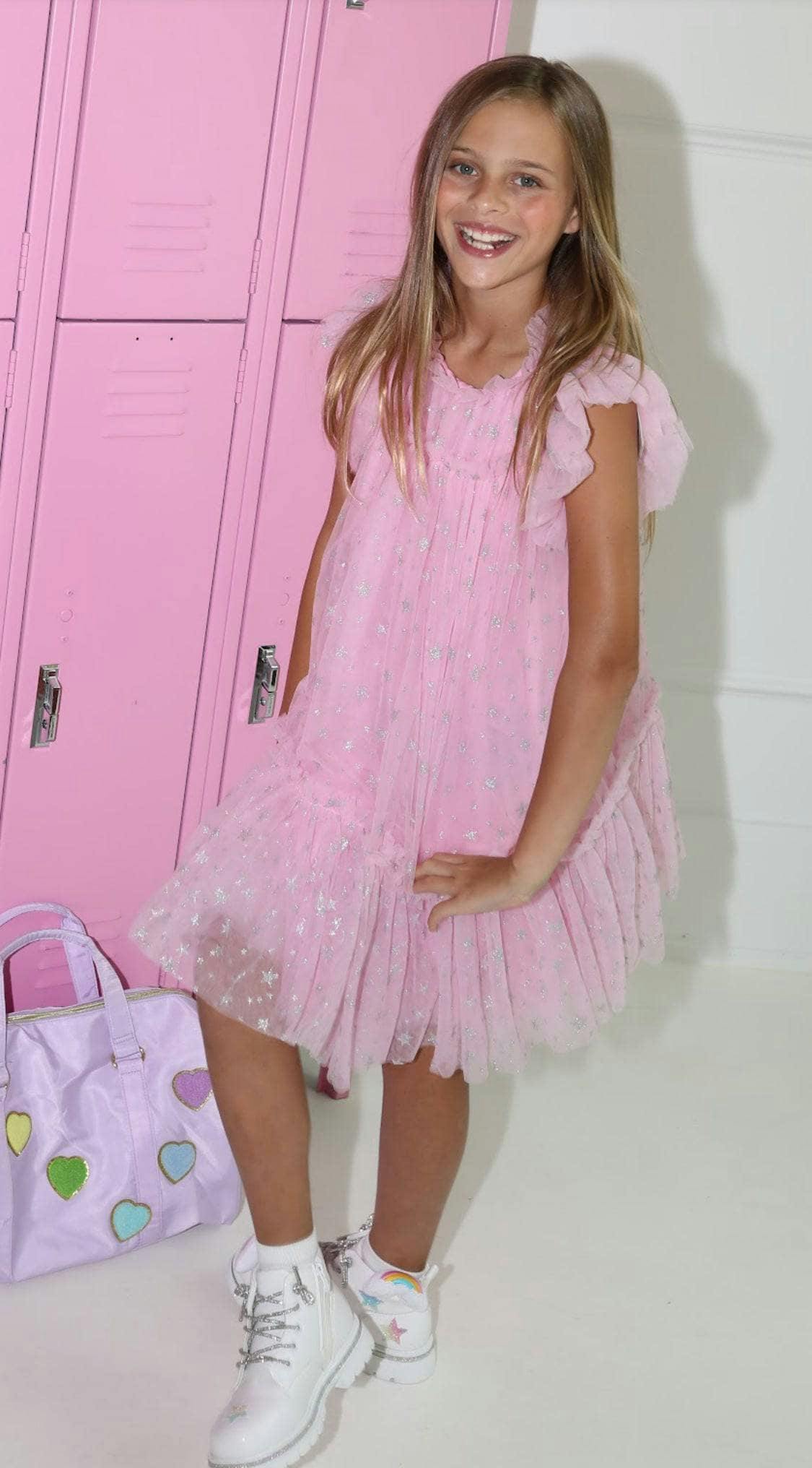 Shimmer Stars Tulle Dress