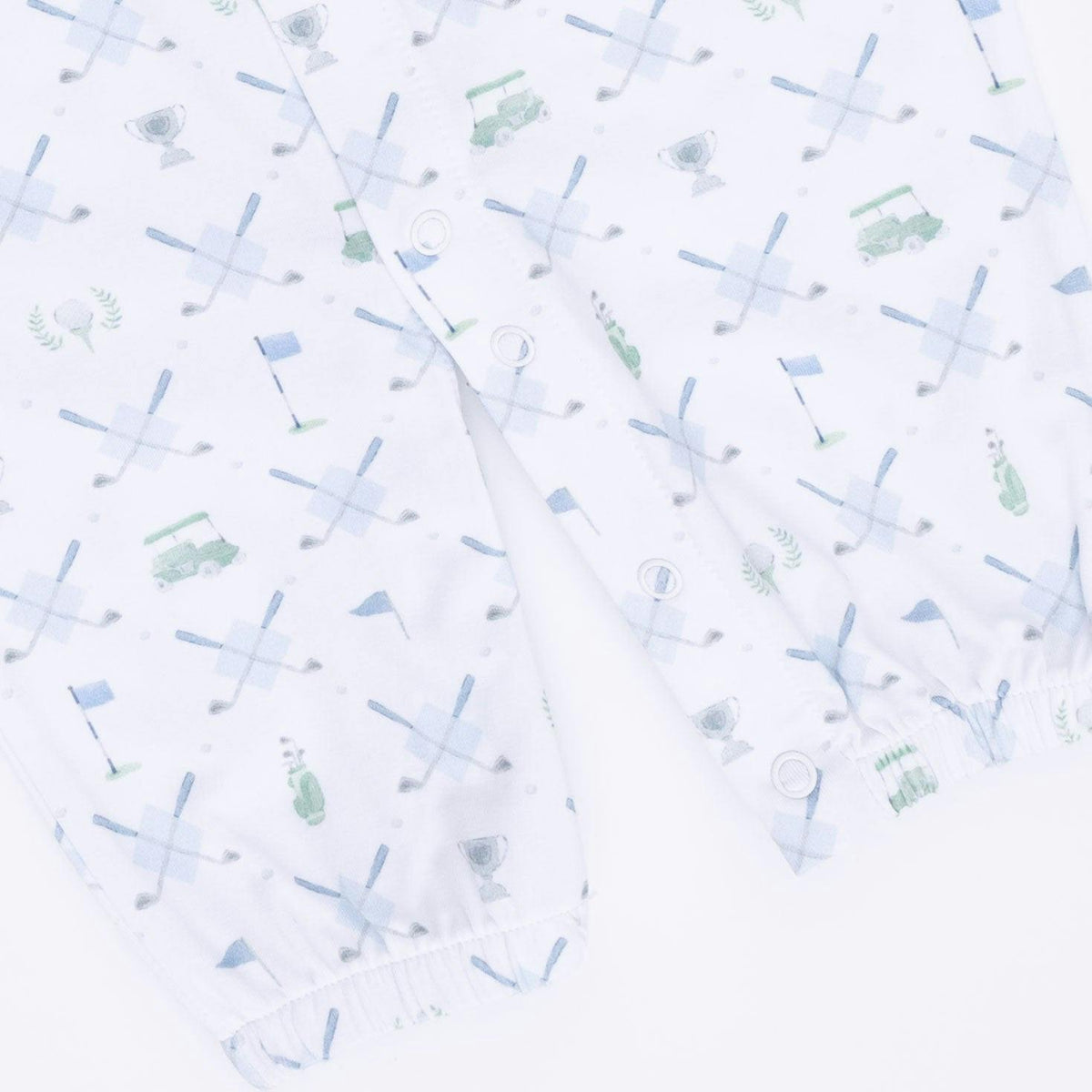 Golf Trellis Blue - Convertible Gown