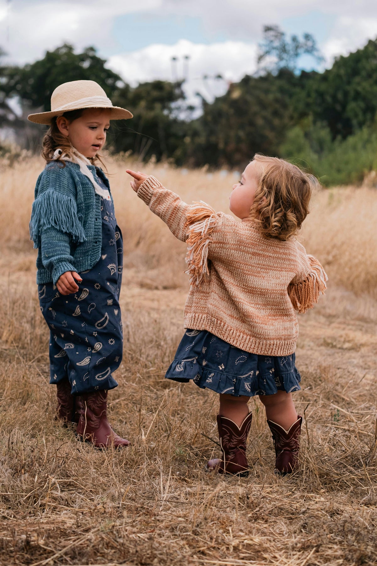 Fringed Cardigan in Prairie Sand