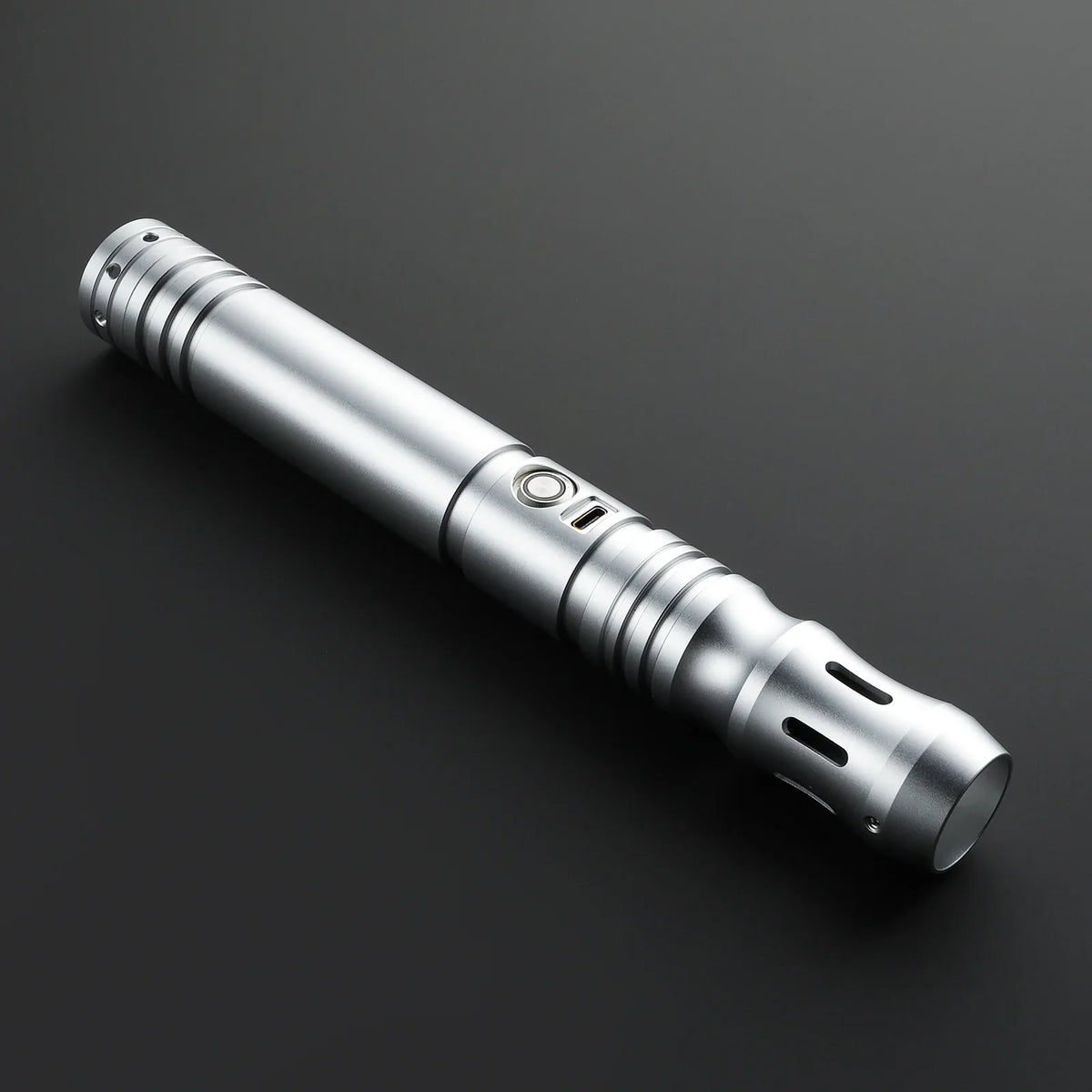 Model Eta Lightsaber – Black Metal Hilt | Custom Dueling Saber