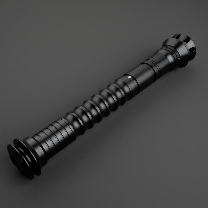 Youngling 108 Lightsaber Hilt – All-Black Ribbed Design