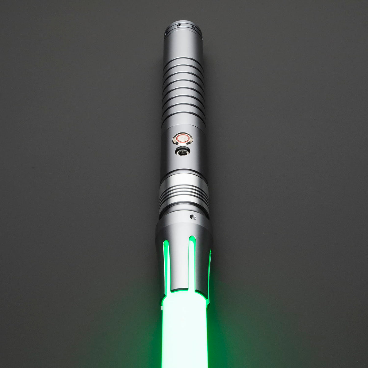 Vanguard Lightsaber Hilt – Matte Black with Silver Accents