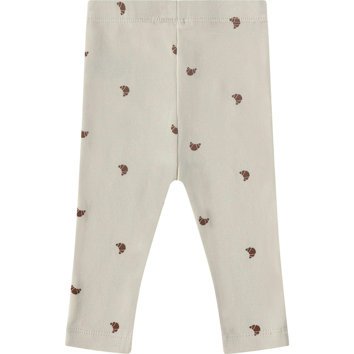 Croissant Print Straight Fit Leggings