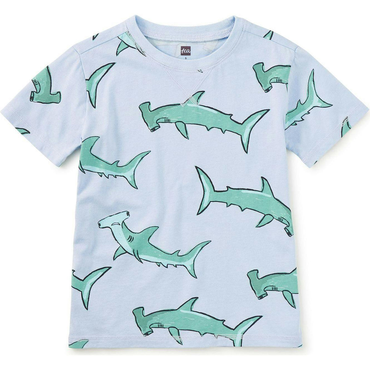 Printed Tee, Blue