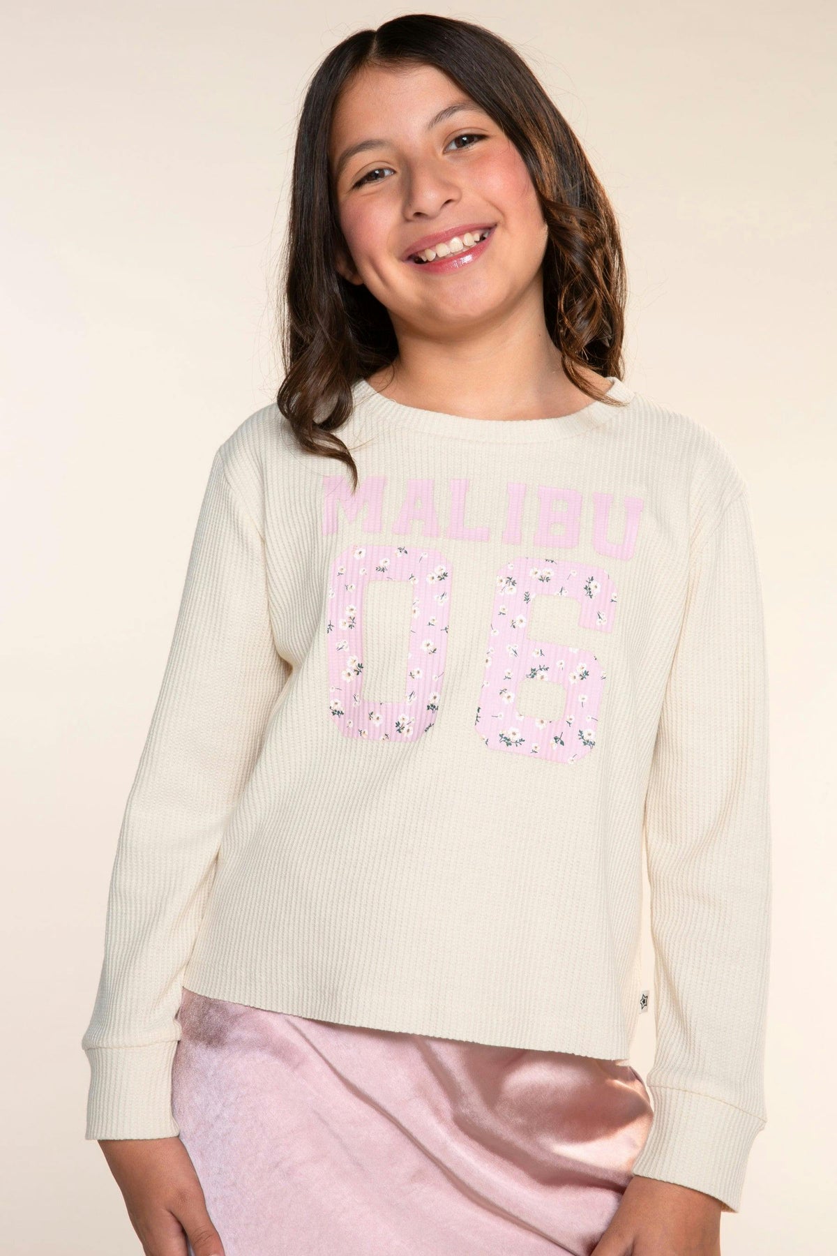 Waffle Long Sleeve Easy Tee
