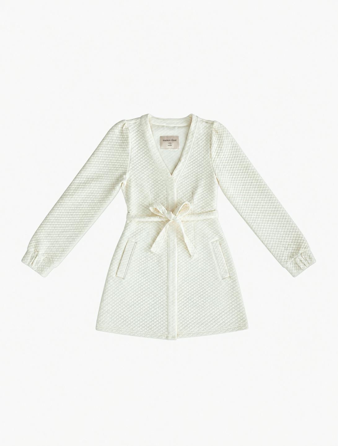 The Frame Robe - Ivory