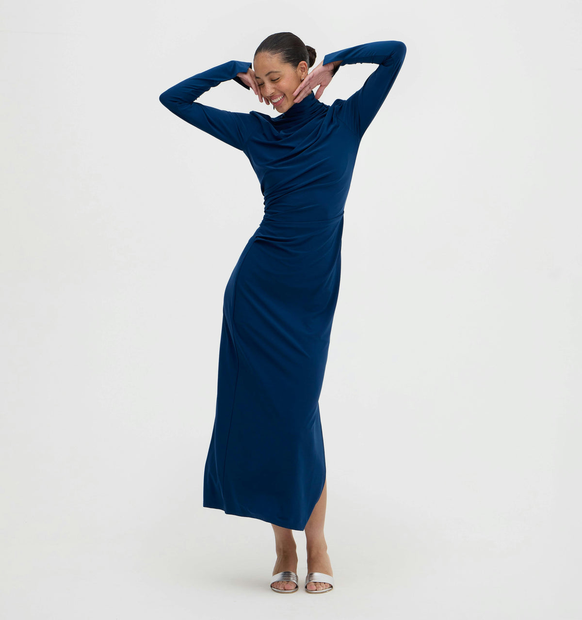 The Rizzo Dress - Peacock Blue