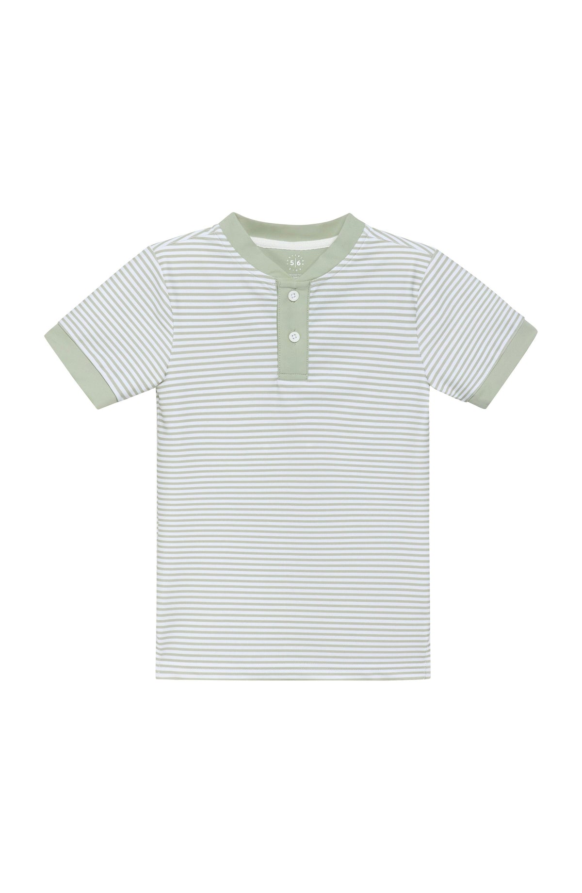 sage/white thin stripe blade shirt