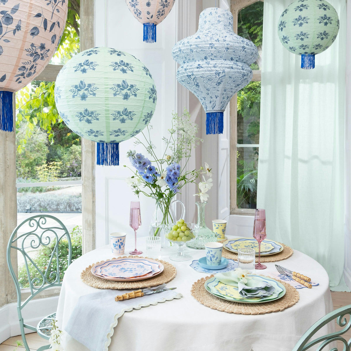 Vintage Botanical Lanterns