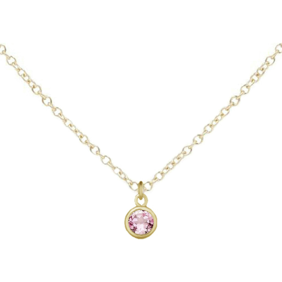 October Birthstone Necklace