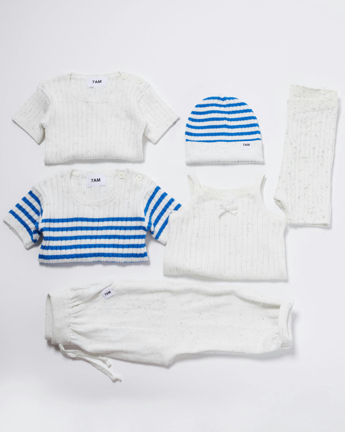 Short Sleeve Ribbed Marinière Tee