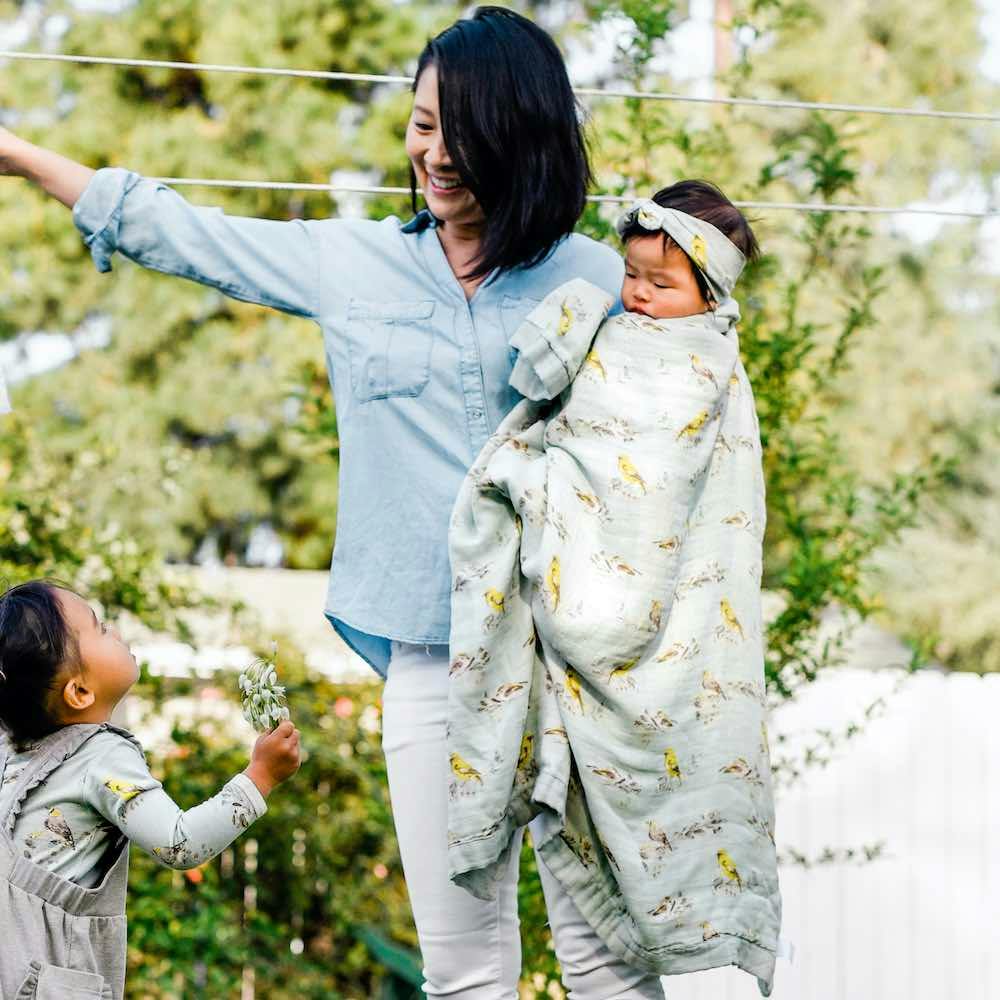 Planets Big Lovey Three-Layer Muslin Blanket