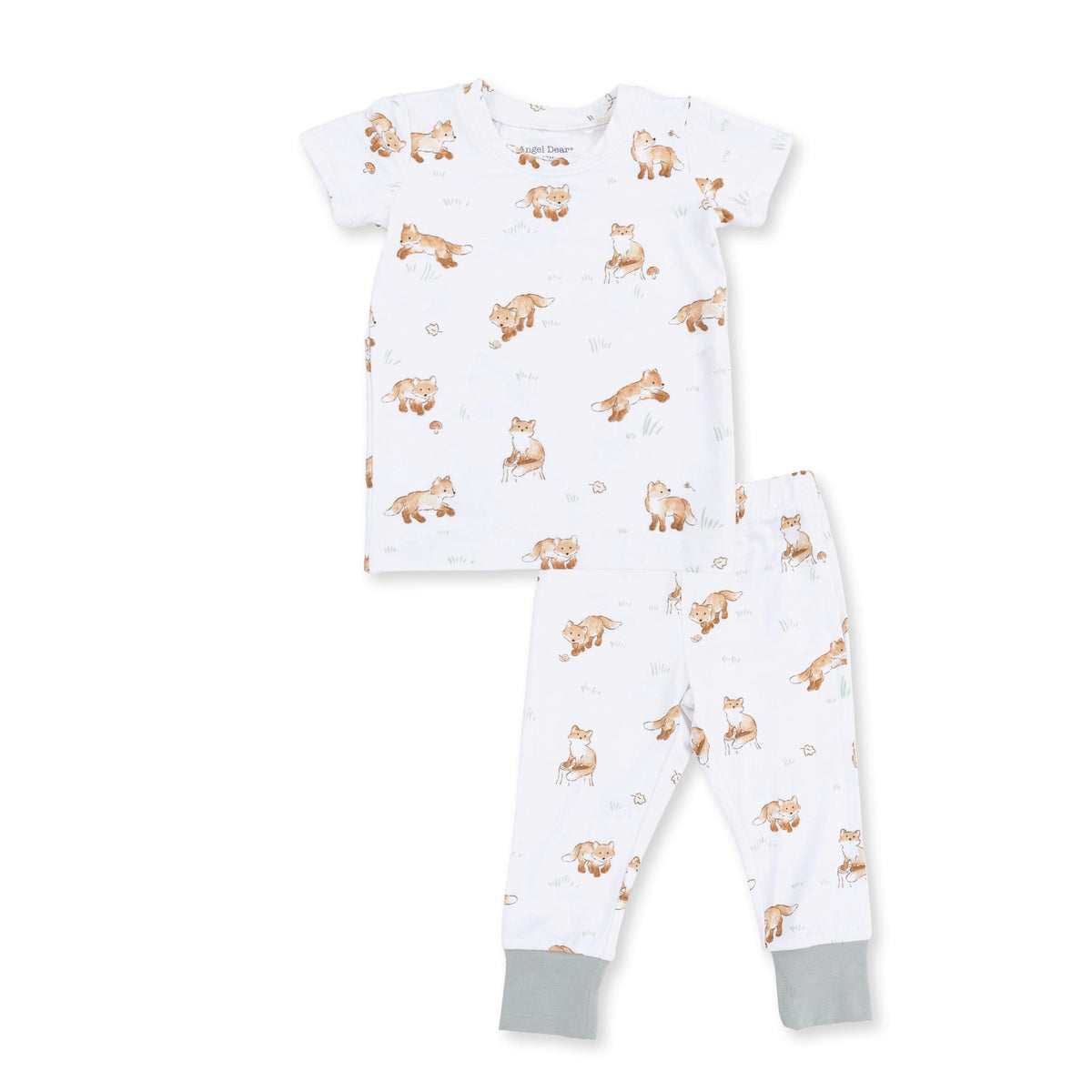 Little Explorer Fox - Short Sleeve Loungewear Set