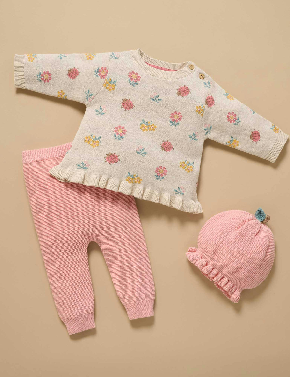 Knitted Legging Blush Melange