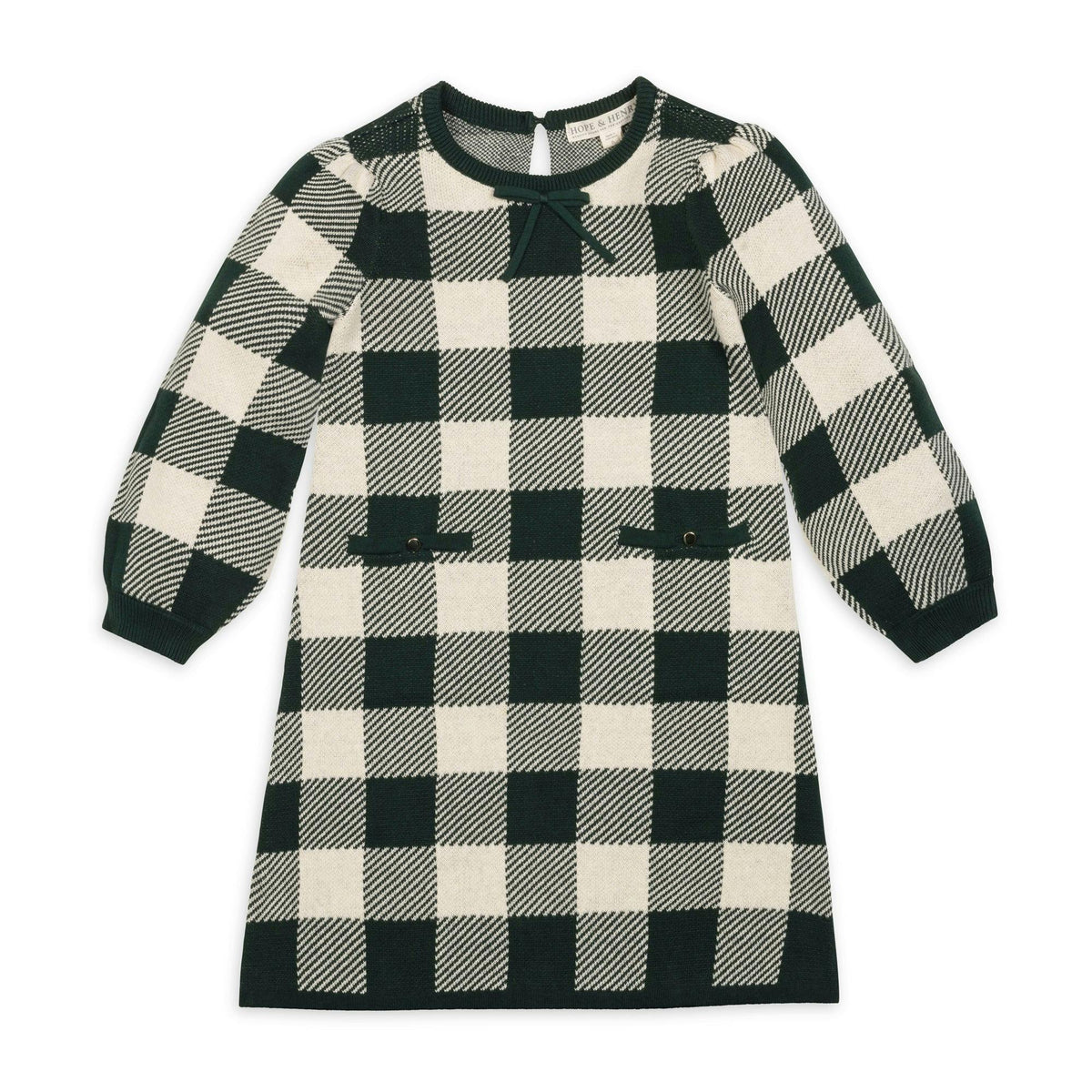 Organic Puff Sleeve Sweater Dress