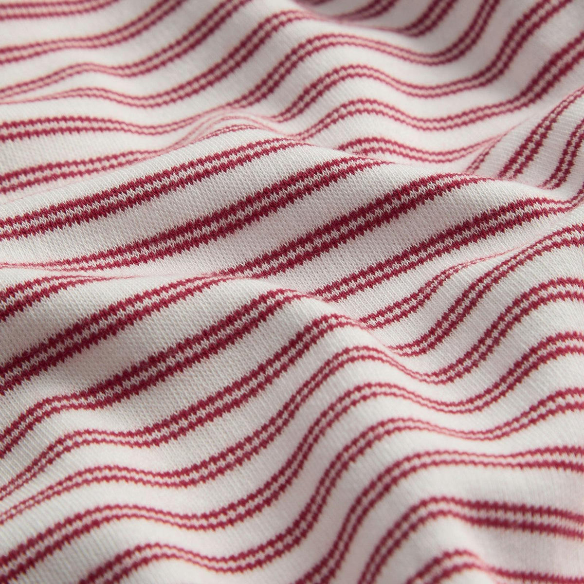 Red Stripe Clever Zip Baby Pajamas