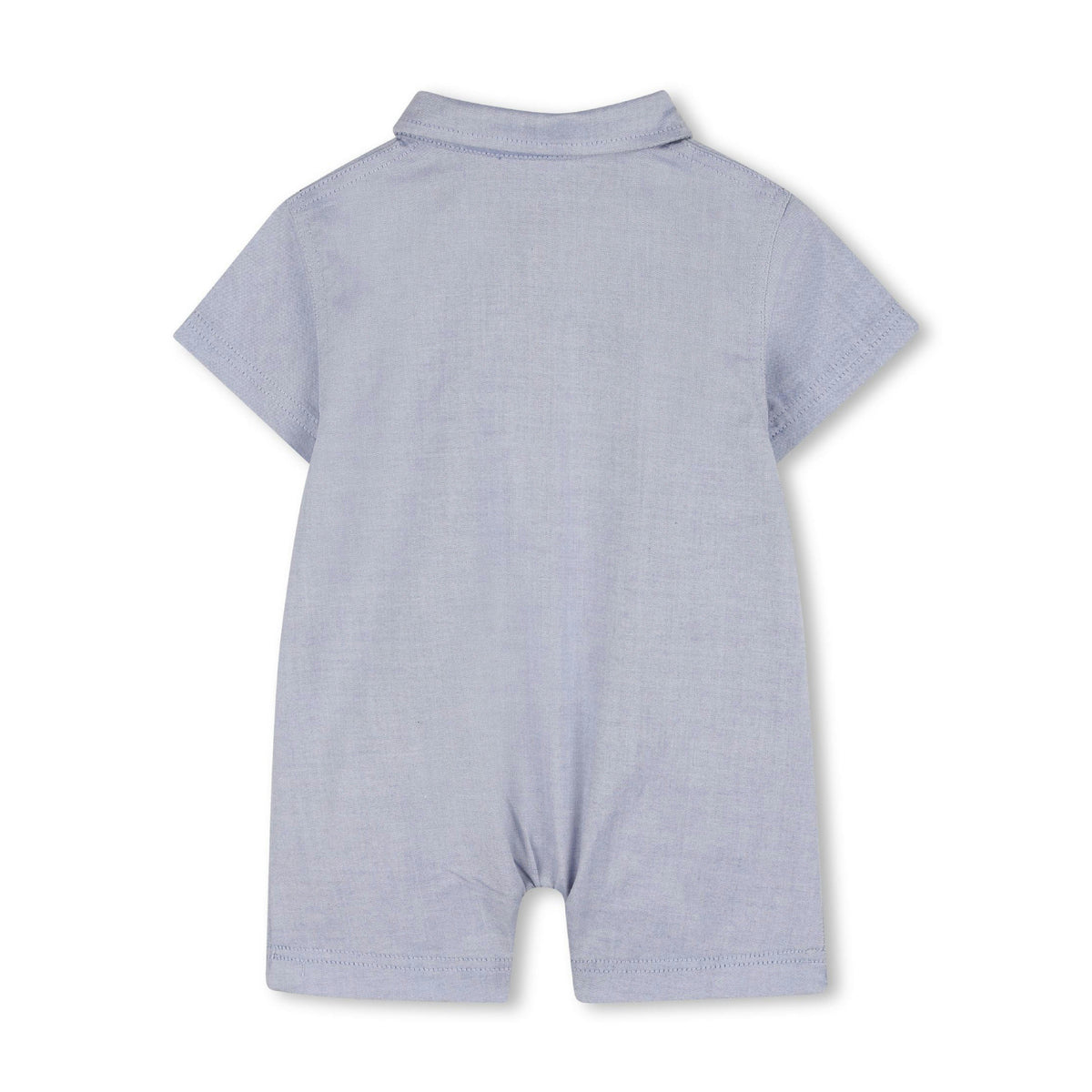 Light Blue Romper & Hat Set