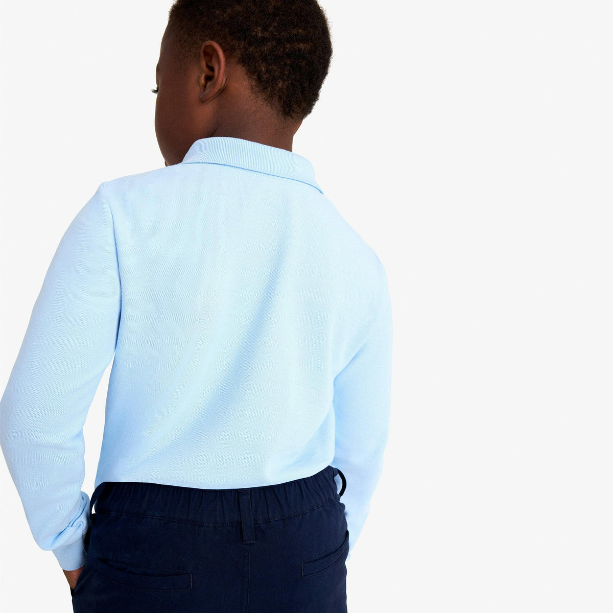 Kids stretch chino elastic-back pant