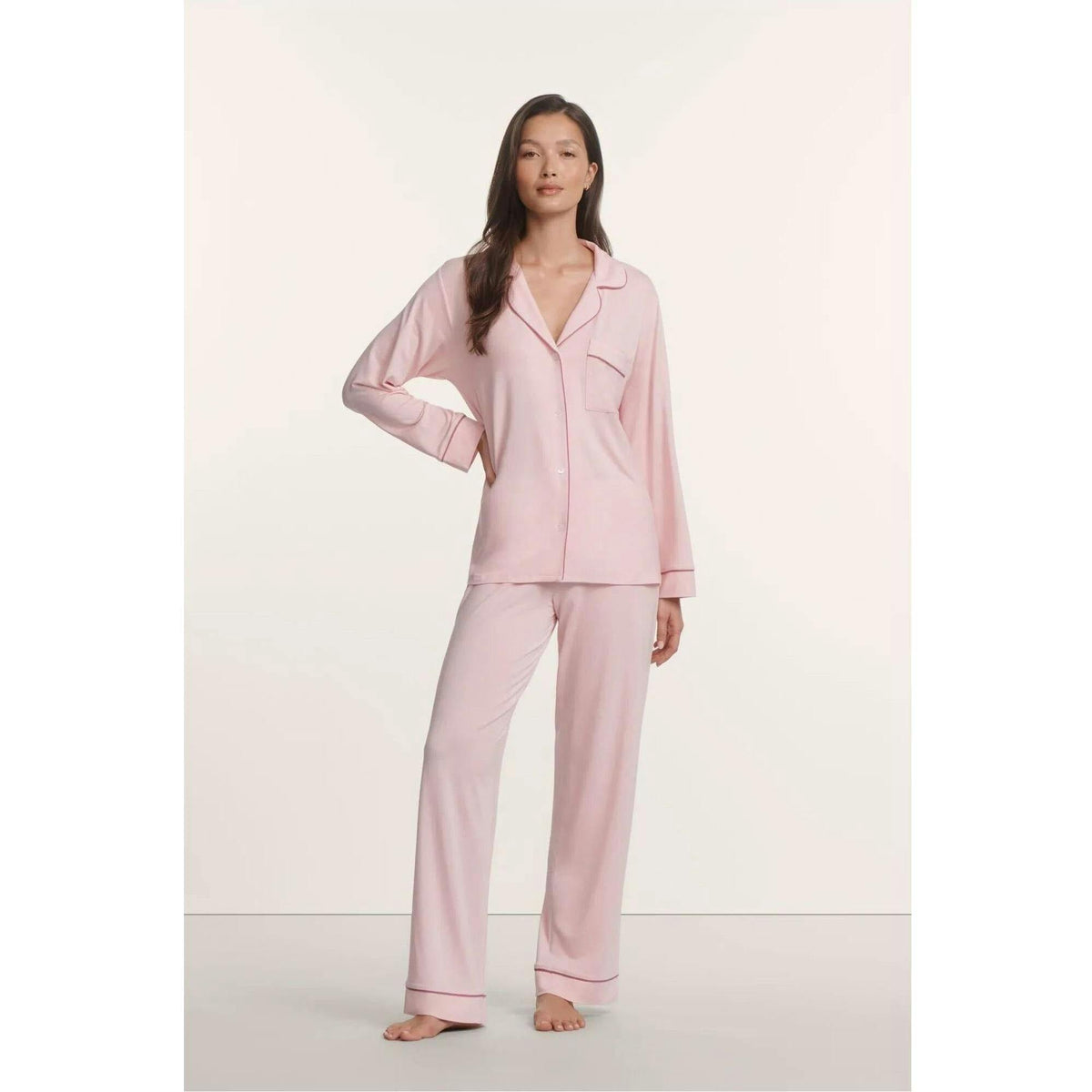 Gisele TENCEL™ Modal Long PJ Set, Pink