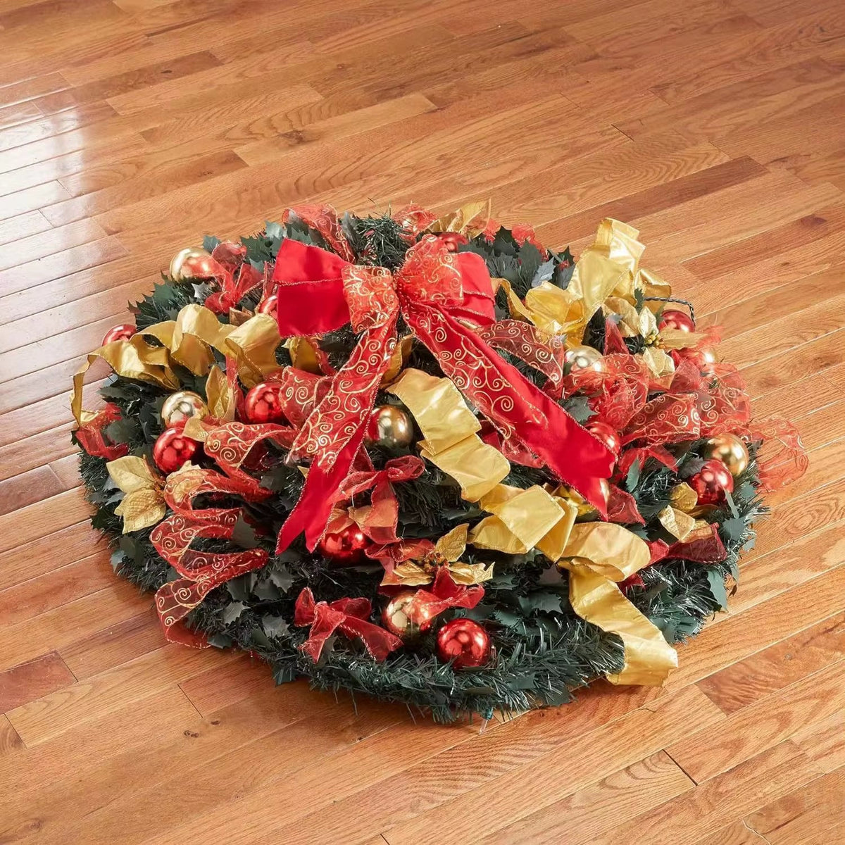 Foldable Pre-Decorated Christmas Tree