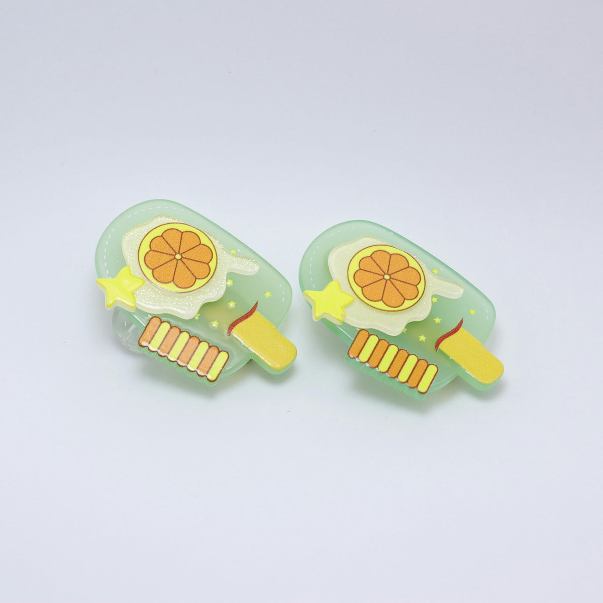 Summer Popsicles Hair Clips (Set of 2)