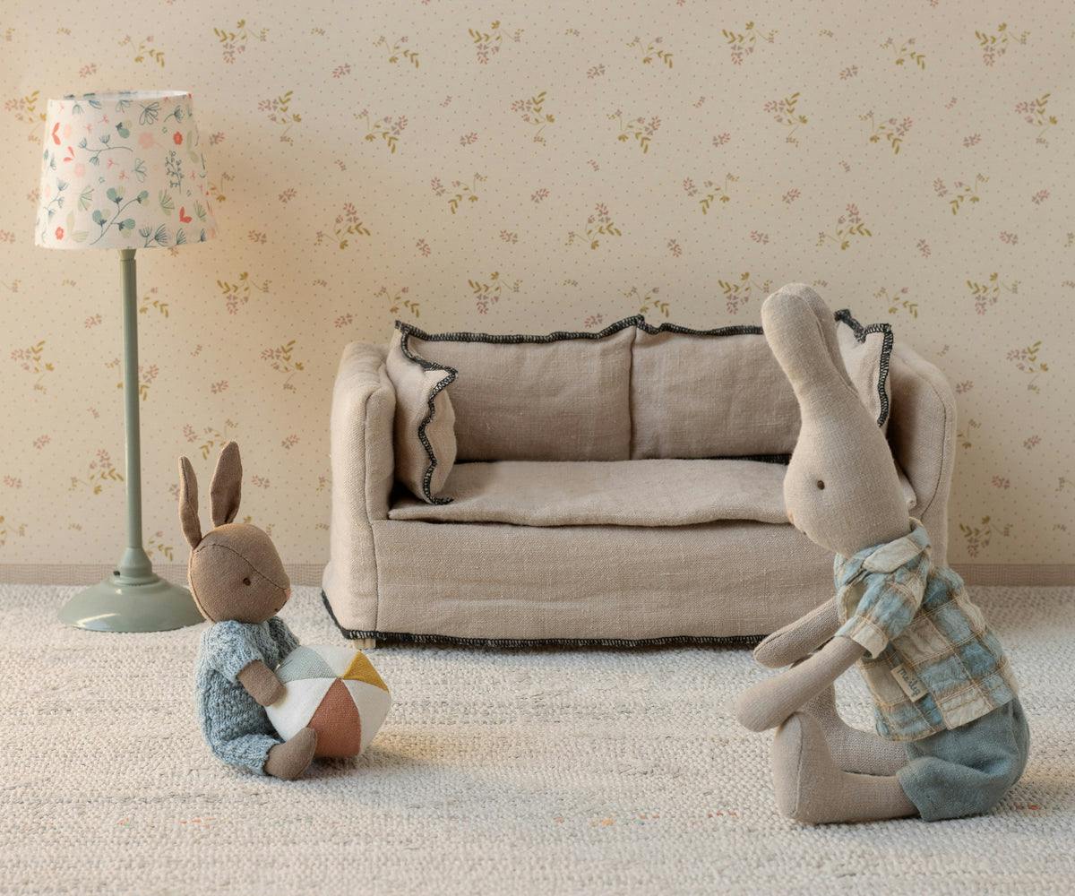 Rabbit set, Micro - Brown - Blue