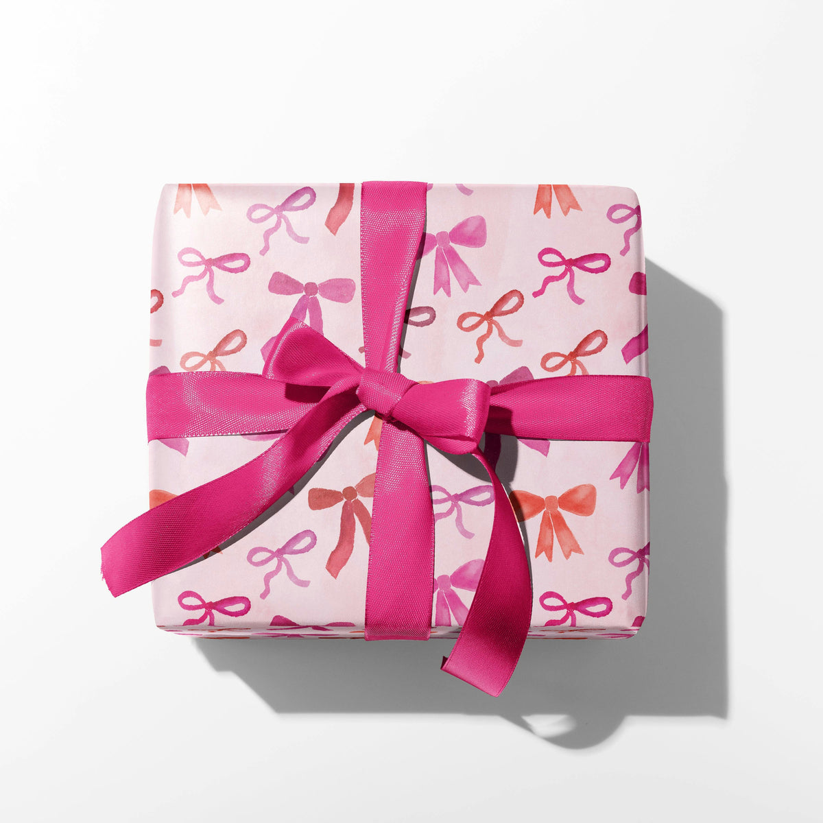 Pink Bows Gift Wrap