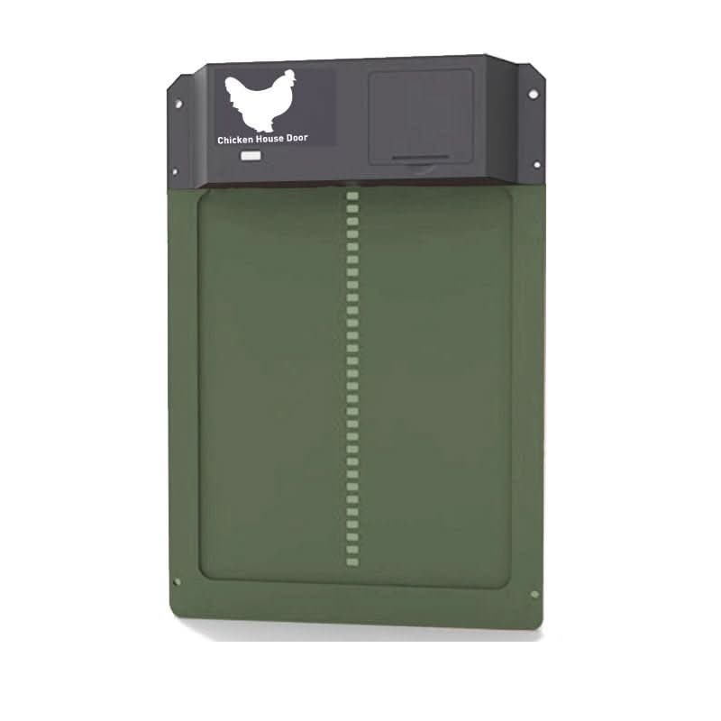 Automatic Chicken Coop Door with Light Sensor and Weatherproof Sliding Panel