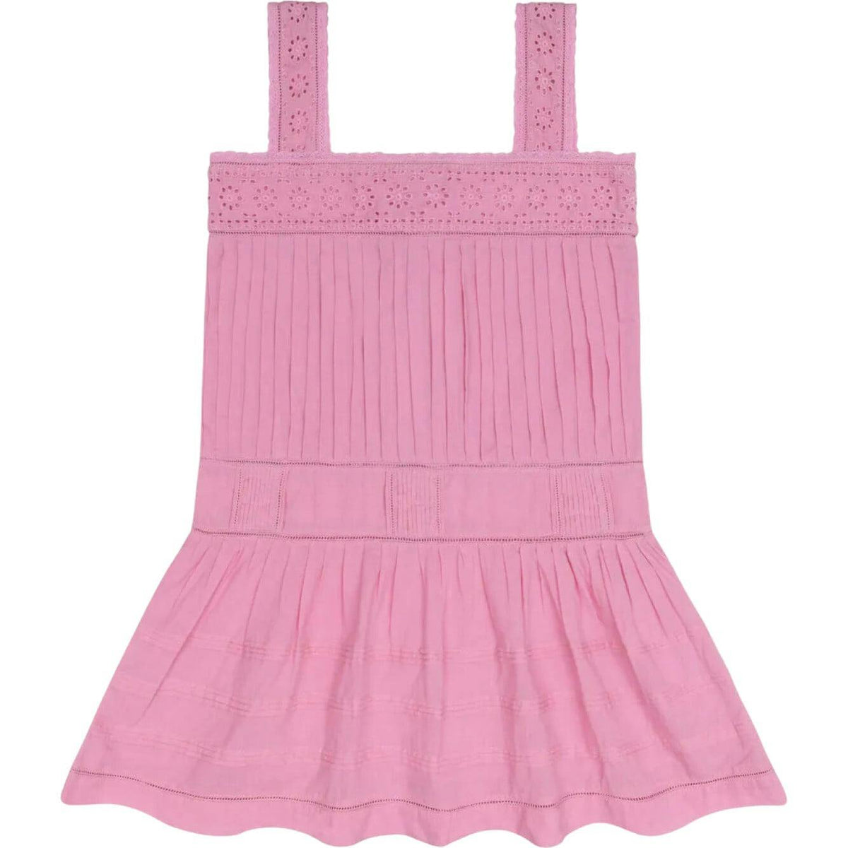 girls blush drop waist dress
