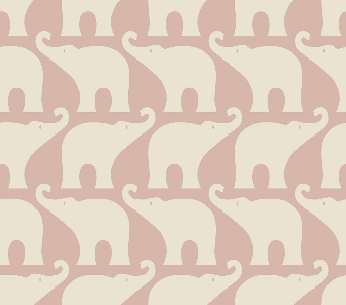 Rose Elephant Organic Long Sleeve One Piece
