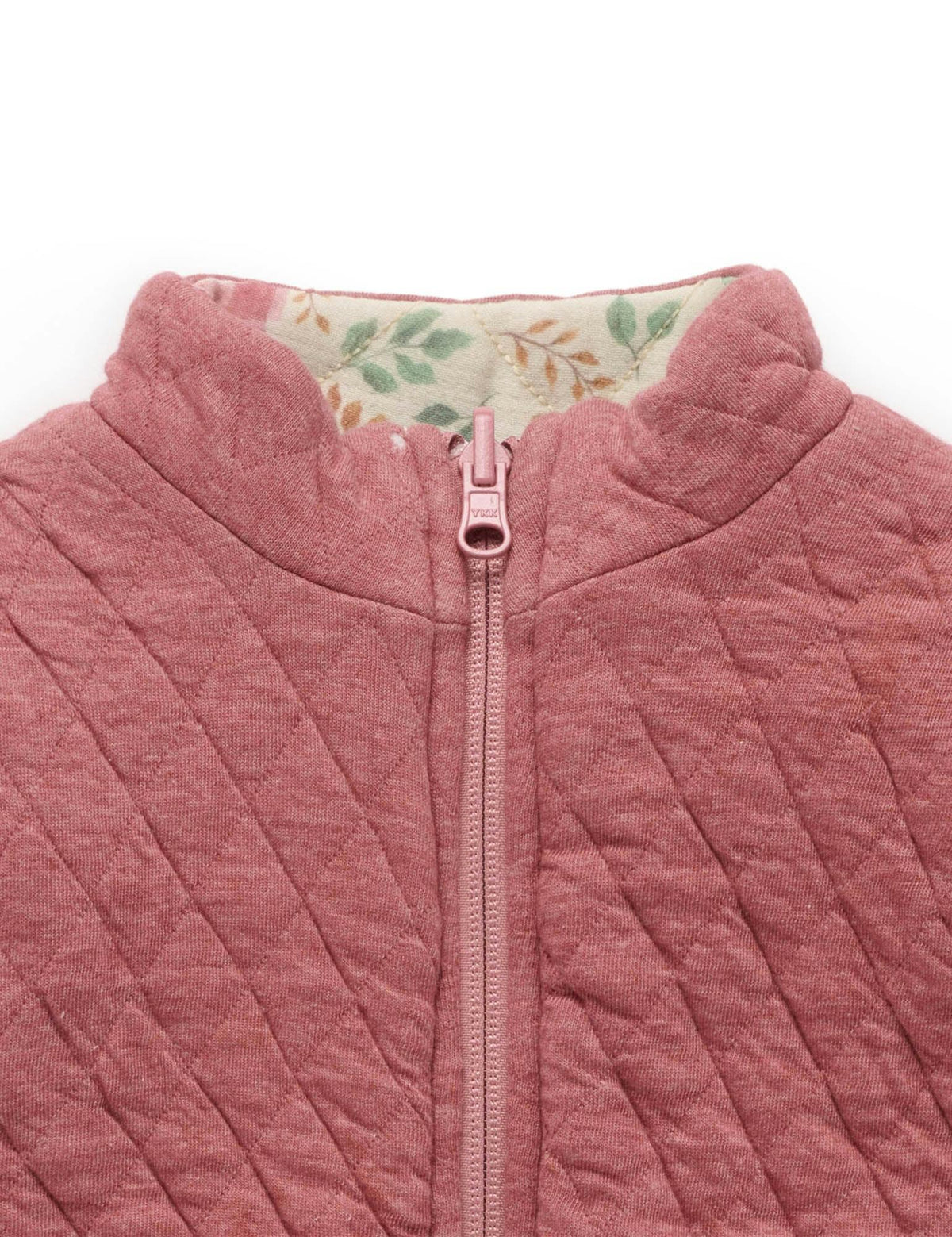 Reversible Quilted Jacket Patchwork Print