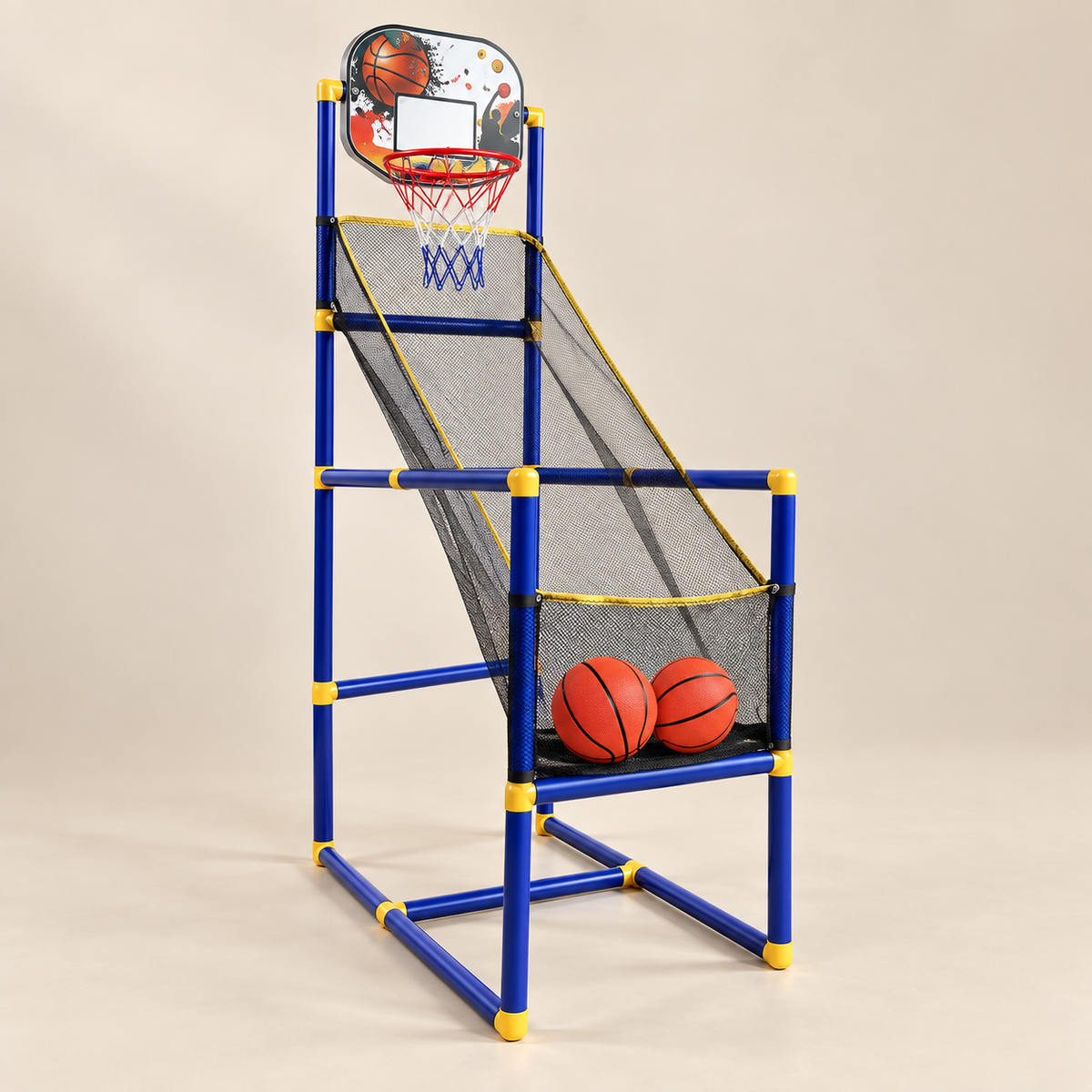 Basketball Arcade Game with Ball Return