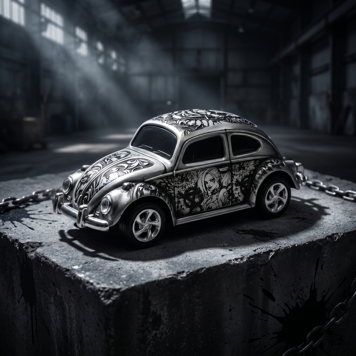 1/64 Beetle "Joker" Finely Sculpted Alloy RC Car-T05