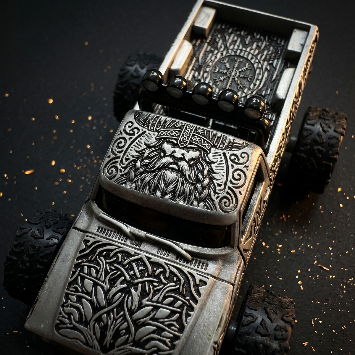 1/64 Scale Viking Figure Alloy RC Vehicle - TC02